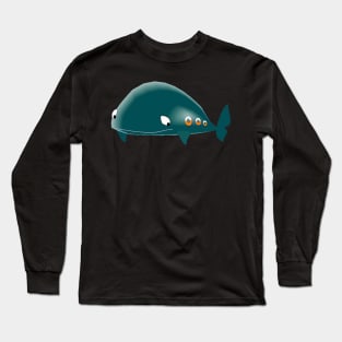 Sad Whale Long Sleeve T-Shirt